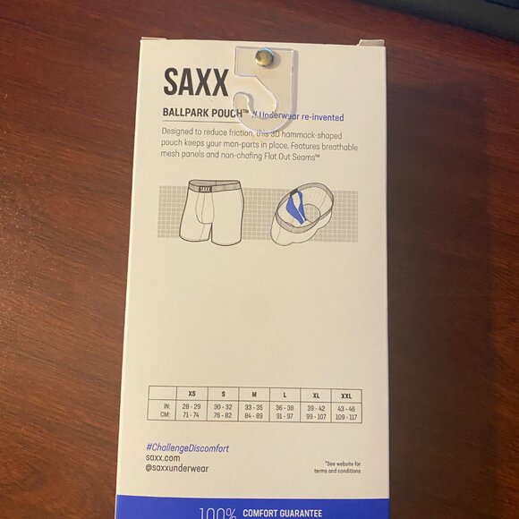 SAXX ULTRA Boxer Briefs with Fly “Ombre Rugby" - Picture 3 of 3